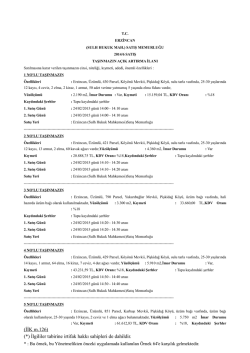 2014-6 Esas - Satış İlanı