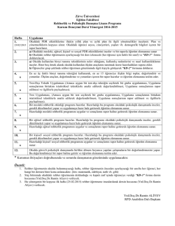 Page 1 Zirve &Uuml;niversitesi Eğitim Fak&uuml;ltesi Rehberlik ve Psikolojik