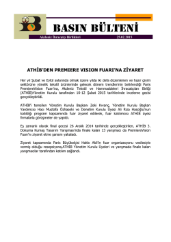 athib`den premıere vısıon fuarı`na ziyaret