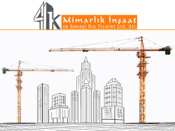 Katalog - 4K Mimarlık İnşaat ve Sanayi Dış Tic.Ltd.Şti.