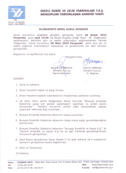 Duyuru i&ccedil;in tıklayınız