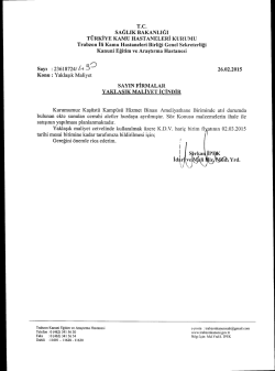 Eki İndir - Trabzon Kanuni Eğitim ve Araştırma Hastanesi