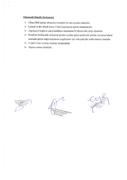 Cihaz EMS marka ultranosik litotript&ouml;r ile tam uyumlu olmalıdır.