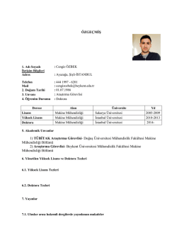 EK - 4A - Beykent &Uuml;niversitesi