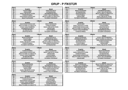 GRUP - P FİKST&Uuml;R
