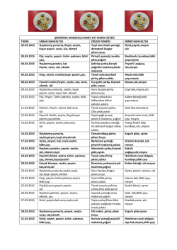 mart ayı yemek listesi i&ccedil;in tıklayınız.