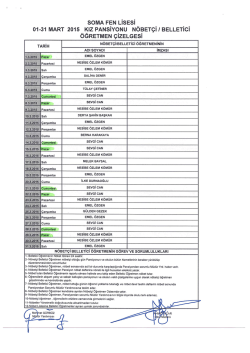 mart ayı belletmen n&ouml;betleri (yeni