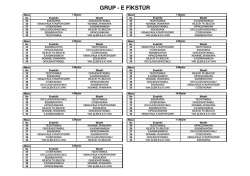 GRUP - E FİKST&Uuml;R