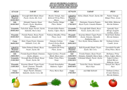 ADNAN MENDERES ANAOKULU 2014-2015 EĞİTİM