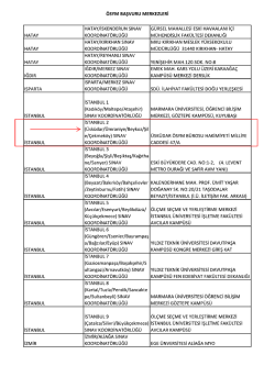 ALS 2015 Başvuru Merkezleri