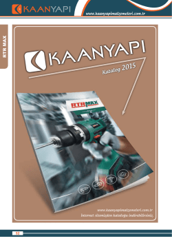 rtrmax-2015 - Kaan Yapı Malzemeleri