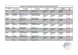 2. dönem ortak sınav tarihleri