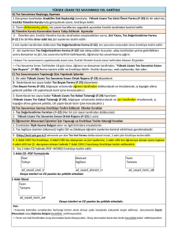 y&uuml;ksek lisans tez savunması yol haritası