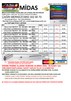 ÇAĞRI MERKEZİ:0850 302 90 70 - yerli üretim power led lens