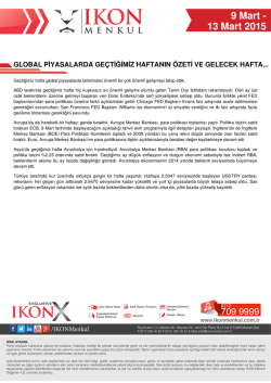 9 Mart - 13 Mart 2015