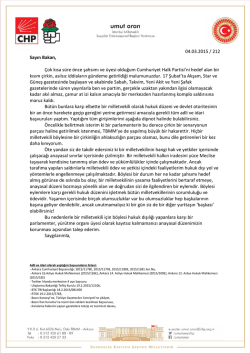 PDF, 332KB - CHP İstanbul Milletvekili Umut Oran
