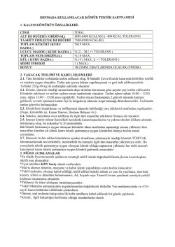 teknik şartname