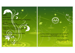 "Kadın ve Aile" Konulu Panel Programımıza Davet