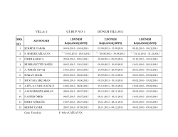 "2 NOLU VİLLA DÖNEM LİSTESİ" pdf ini görmek için tıklayınız