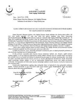 Kamu Dışı Aile Sağlığı Elemanı Yerleşen Listesi i&ccedil;in tıklayınız