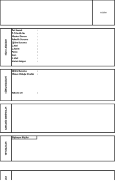 CV &Ouml;rneğini indirmek i&ccedil;in tıklayınız.