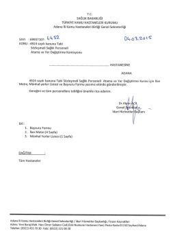 Scanned Document - Adana Kamu Hastaneleri Birliği Genel