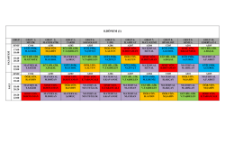 8.D&ouml;nem PFE I. D&ouml;nem Ders Programı