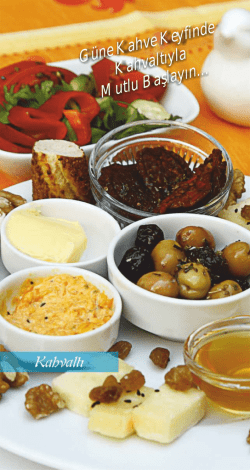 G&uuml;ne Kahve Keyfinde Kahvaltıyla Mutlu Başlayın