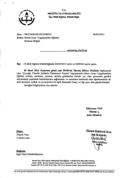 T.c. MEZİTLİ KAYMAKAMLIĞI - mersin