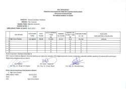 iPEK &uuml;NivERsiTEsi &ouml;ĞRETiM &uuml;YEsi DışıNDAKi &ouml;ĞRETiM ELEMANI