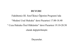 3. sınıf ikinci &ouml;ğretim ders programında değişiklik