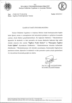 ingilizce pratikleri eğitimi tamimi i&ccedil;in TIKLAYINIZ
