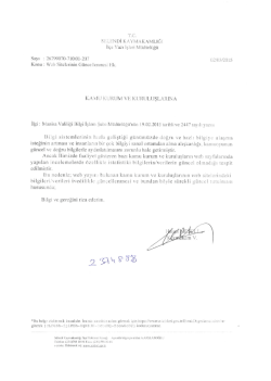 rc. solun-lol KAYMAKAMLIĞ! il&ccedil;e Yazı işleri M&uuml;d&uuml;rl&uuml;ğ&uuml;