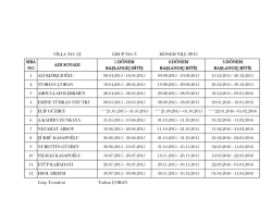 "12 NOLU VİLLA D&Ouml;NEM LİSTESİ" pdf ini g&ouml;rmek i&ccedil;in tıklayınız