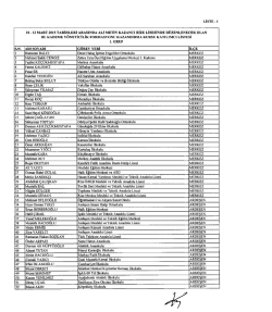 ııı. kademe y&ouml;neticilik formasyonu kazandırma kursu... 04.03.2015