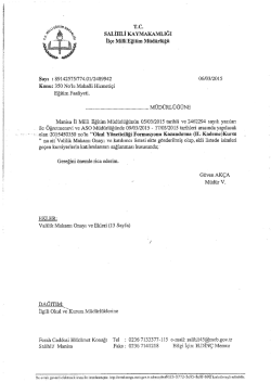 T.c. sALİHLİ KAYMAKAMLIĞI İl&ccedil;e Milli Eğitim M&uuml;d&uuml;rl&uuml;ğ&uuml;