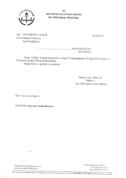 Satran&ccedil; Yarışması Tarih Değişikliği