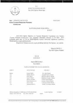 M&uuml;d&uuml;rl&uuml;ğ&uuml;m&uuml;z&uuml;n yazısı i&ccedil;in tıklayınız