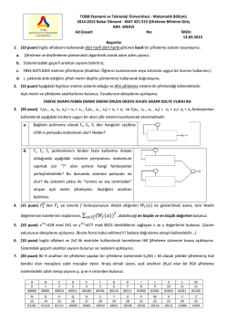 Takehome Sınavı İlan Edilmiştir