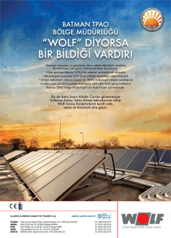 Wolf, "Batman TPAO Bölge Müdürlüğü "