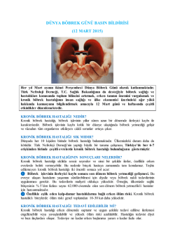 d&uuml;nya b&ouml;brek g&uuml;n&uuml; basın bildirisi (12 mart 2015)