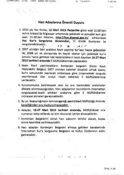 hacı adaylarına duyuru(1)