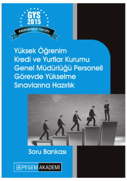 Y&uuml;ksek &Ouml;ğrenim Kredi ve Yurtlar Kurumu Genel