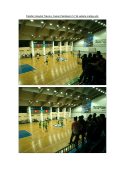 Fakülte Voleybol Takımız, Hukuk Fakültesini 3