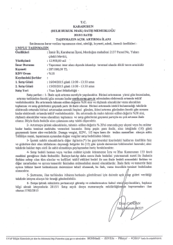 İlana ulaşmak i&ccedil;in l&uuml;tfen tıklayınız!