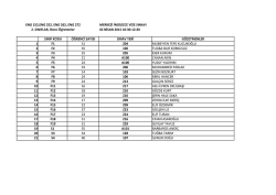 ENG 152,ENG 252, ENG 262, ENG 272 MERKEZİ İNGİLİZCE VİZE