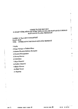 gebze il&ccedil;esi 21 mart t&uuml;rk d&uuml;nyası t&uuml;rk toplulukları haftası ile orman