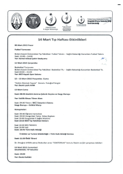 14 Mart - B&uuml;lent Ecevit &Uuml;niversitesi