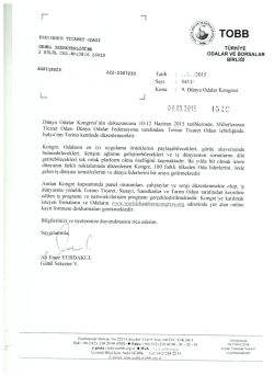 9.d&uuml;nya odalar kongresi hk.