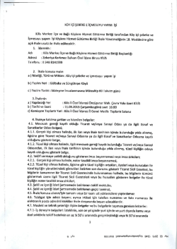 K&ouml;yi&ccedil;i şebeke ve i&ccedil;mesuyu tesisi yapımı ihale ilanı 3 i&ccedil;in tıklayınız.